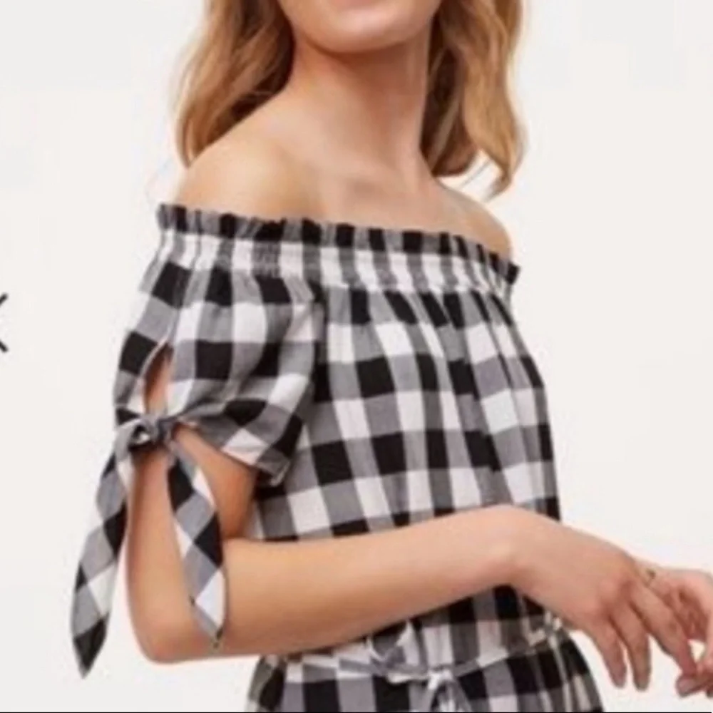Loft Gingham Dress - Picture 3 of 8